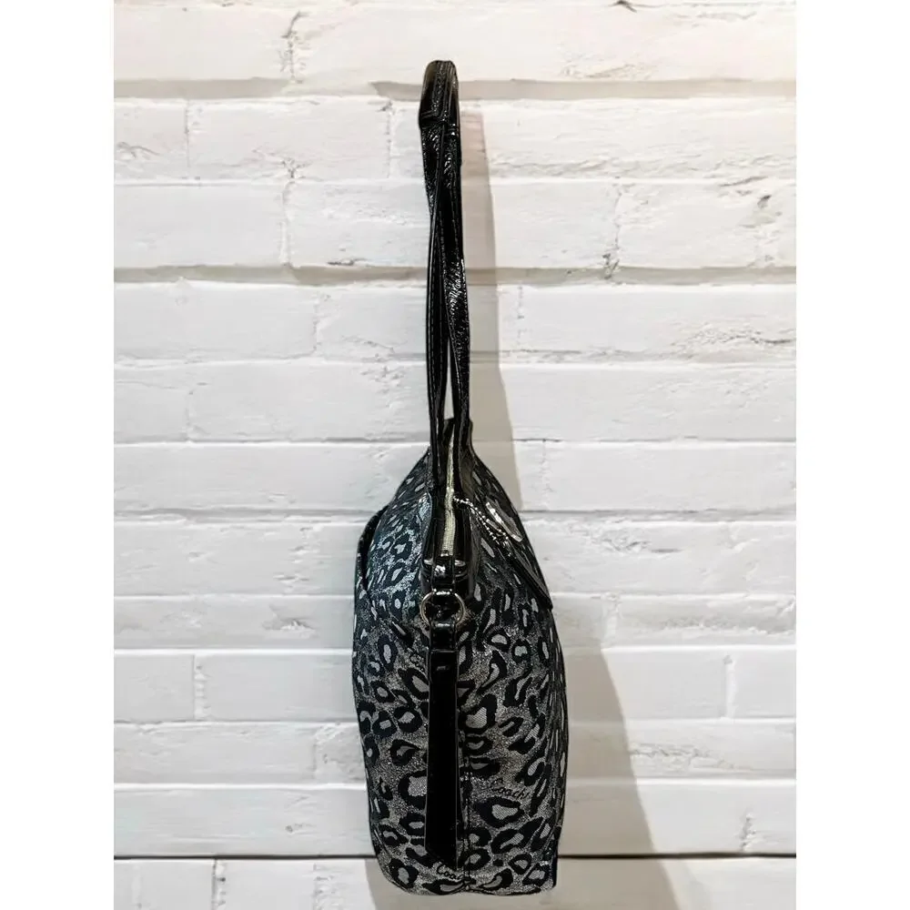 Coach F21061 Metallic Ocelot Tote Bag